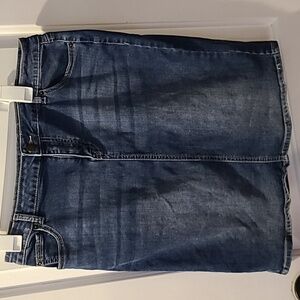 Westport Dark Blue Denim Pencil Skirt